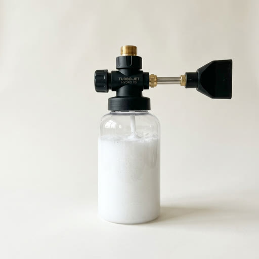 Free professional-grade foam cannon included with the HydroWasher X5 Pro